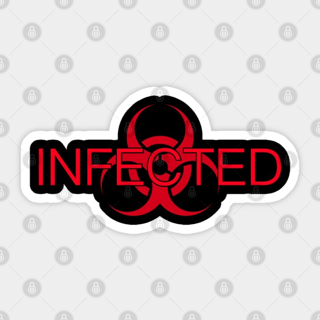 Team Infected Sticker by RavenWake